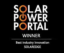 Solar Power Portal Awards 2015 Winner Best Industry Innovation SolarEdge